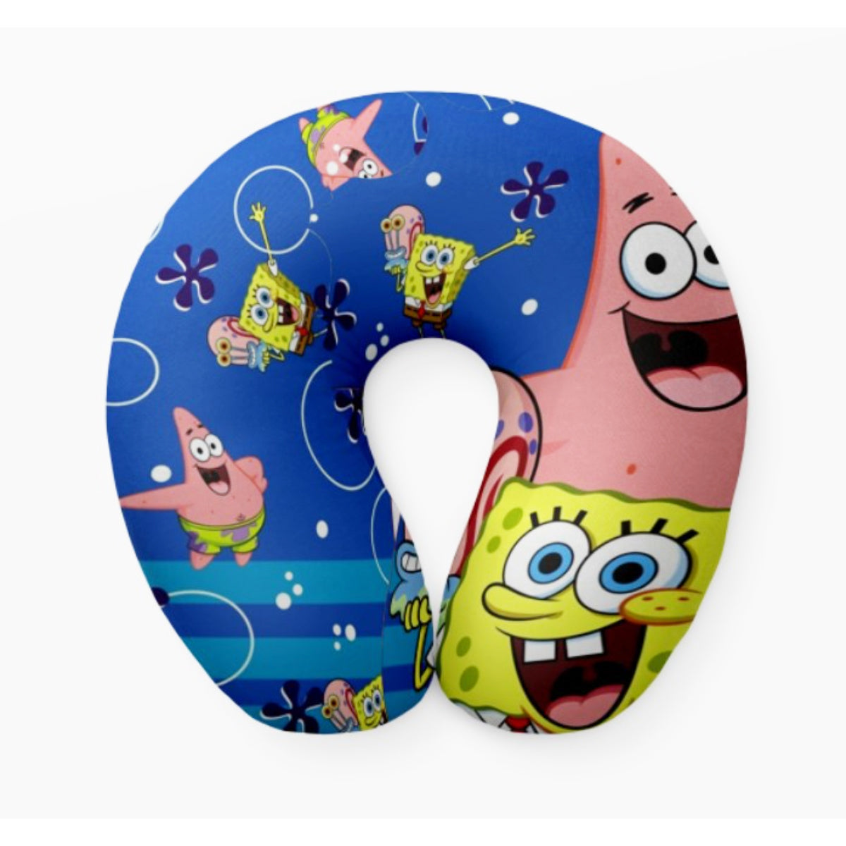 SpongeBob Travel Cushion Reisekissen Kinder Auto Flugzeug Kissen Nackenkissen