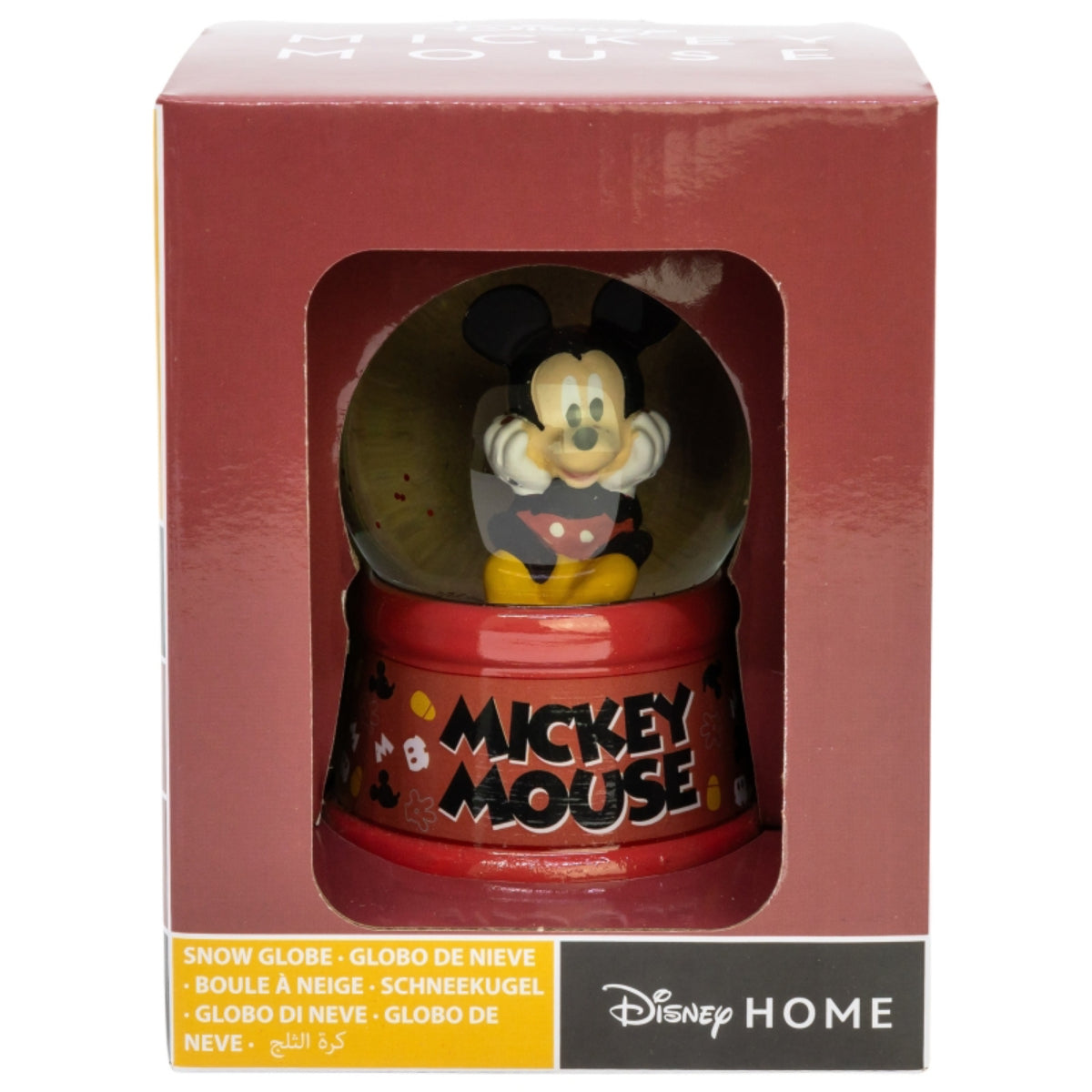 Disney Mickey Mouse Schneekugel aus Glas für Sammlung Deko und Kinderzimmer