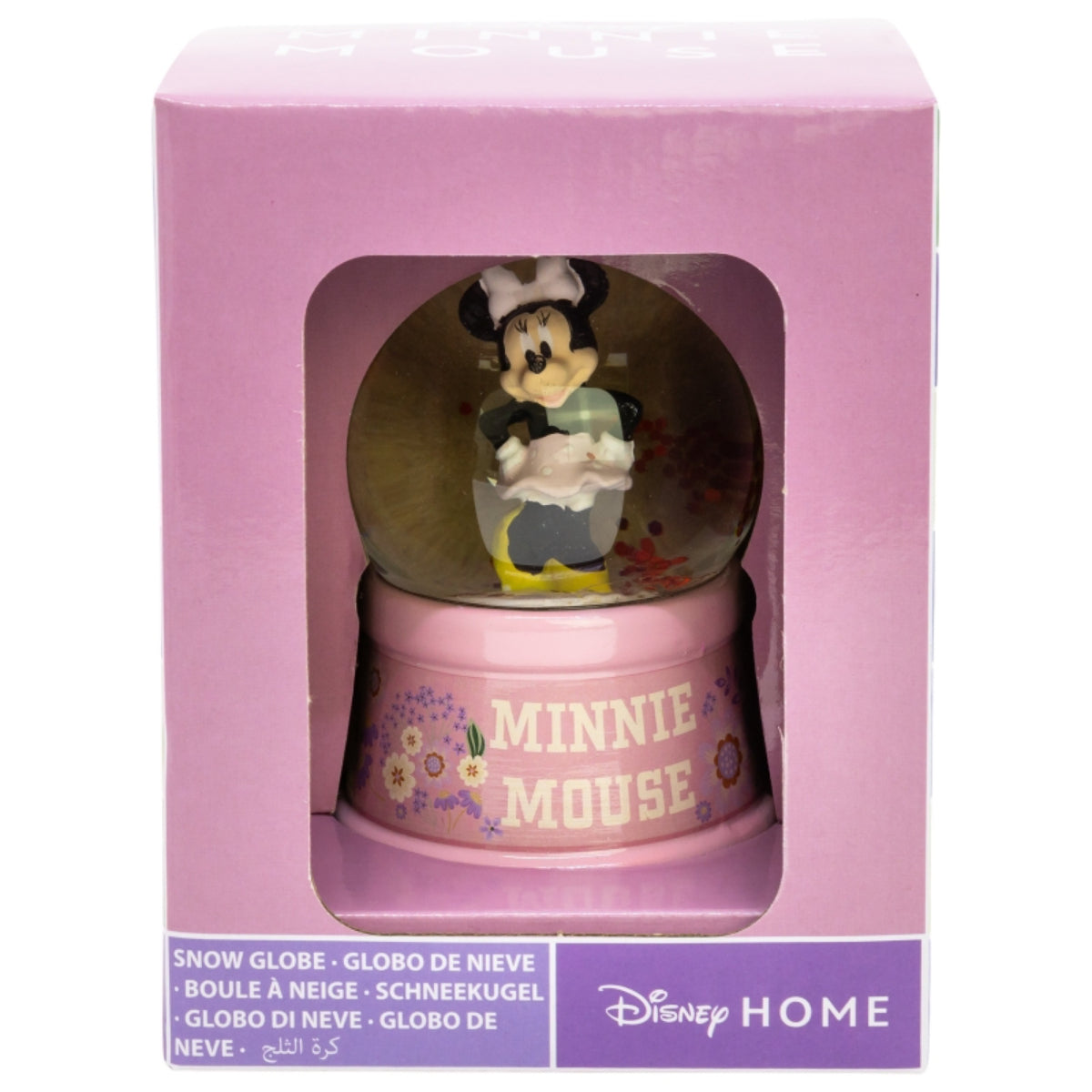 Disney Minnie Mouse Schneekugel aus Glas für Sammlung Deko und Kinderzimmer