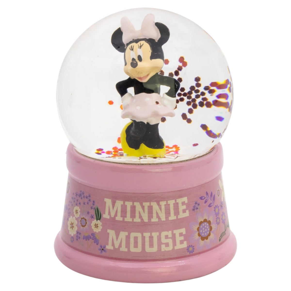 Disney Minnie Mouse Schneekugel aus Glas für Sammlung Deko und Kinderzimmer