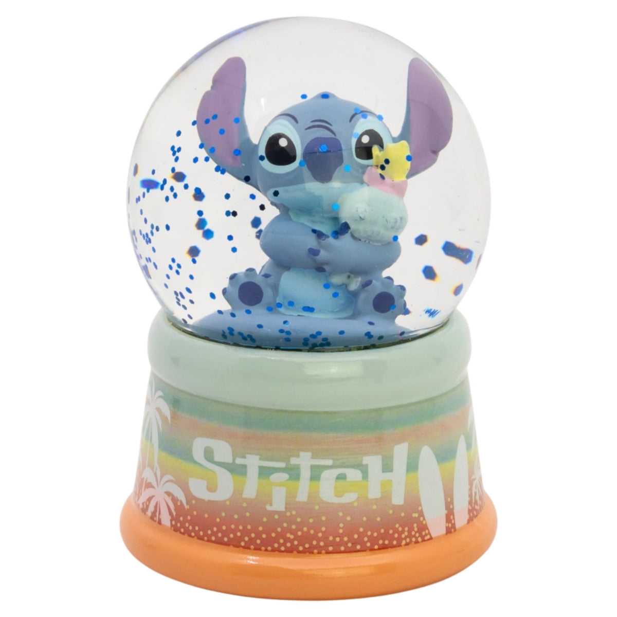 Disney Stitch Schneekugel aus Glas für Sammlung Deko und Kinderzimmer