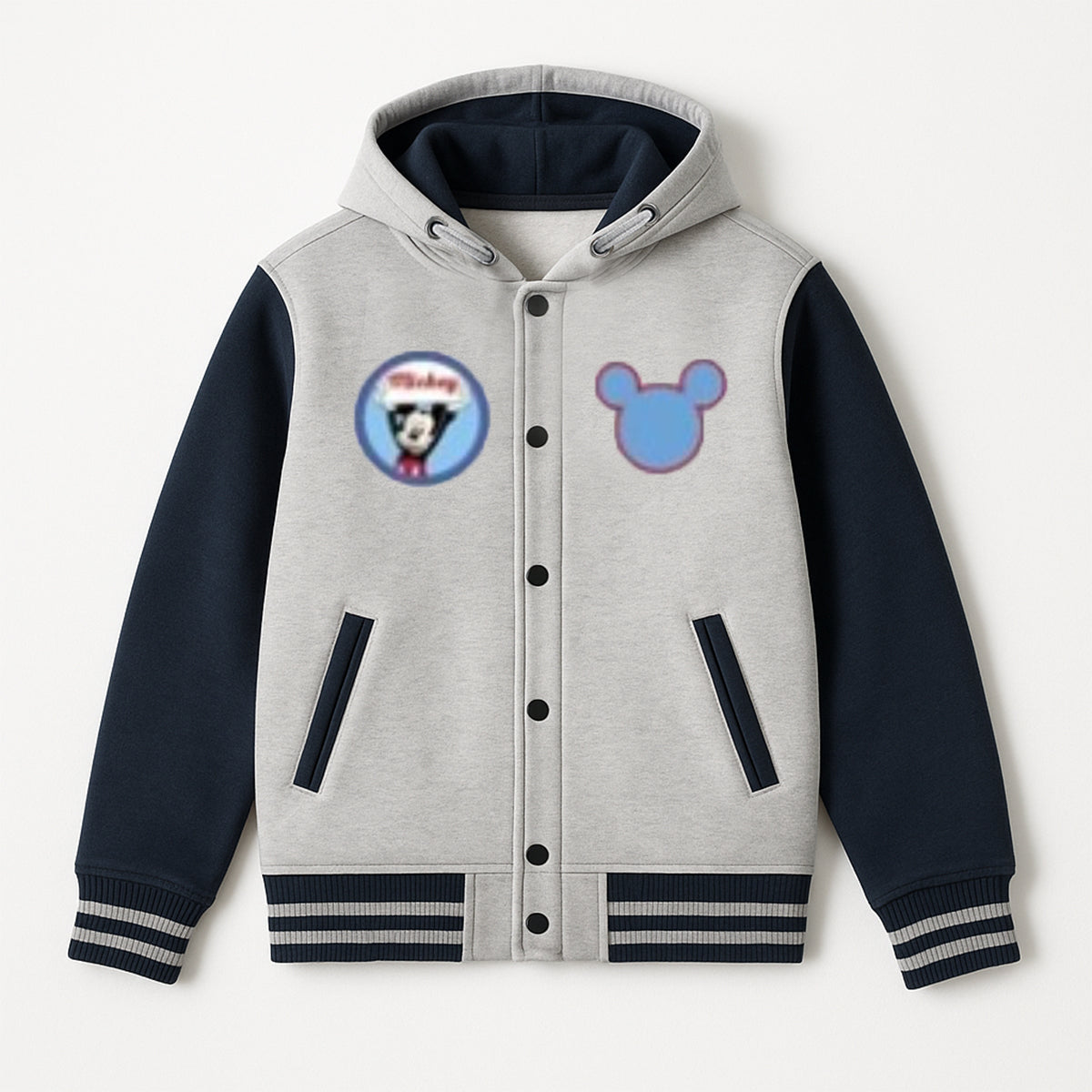 Disney Mickey Mouse Kinder Sweatjacke mit Kapuze – bequeme Jacke mit Knöpfen