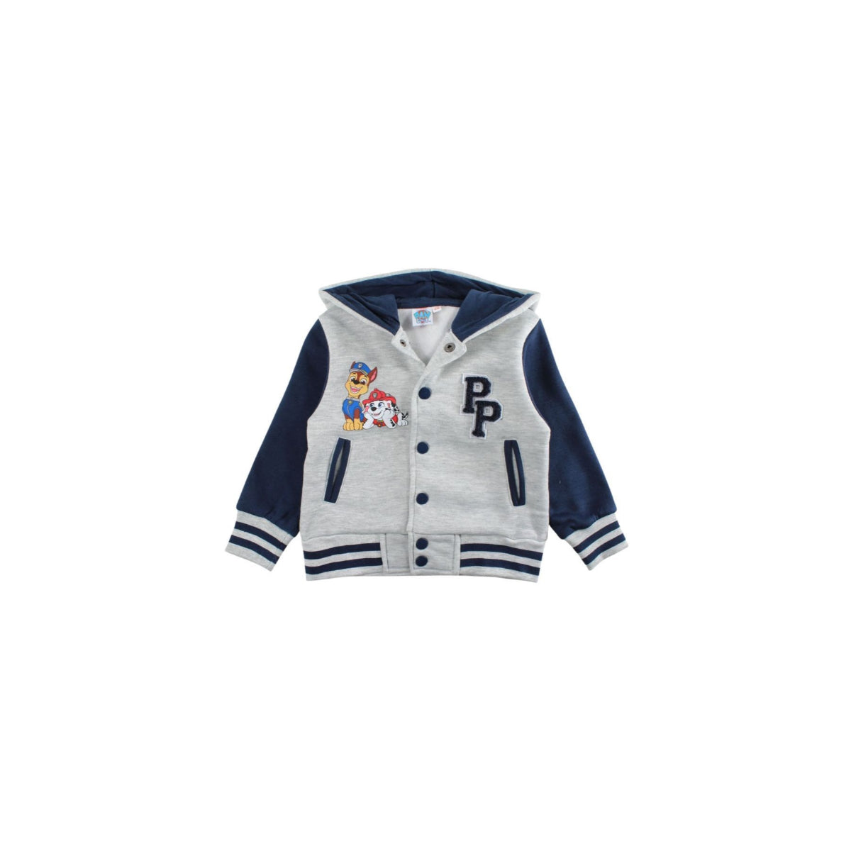 Paw Patrol Kapuzenjacke für Jungen College-Jacke mit Knöpfen