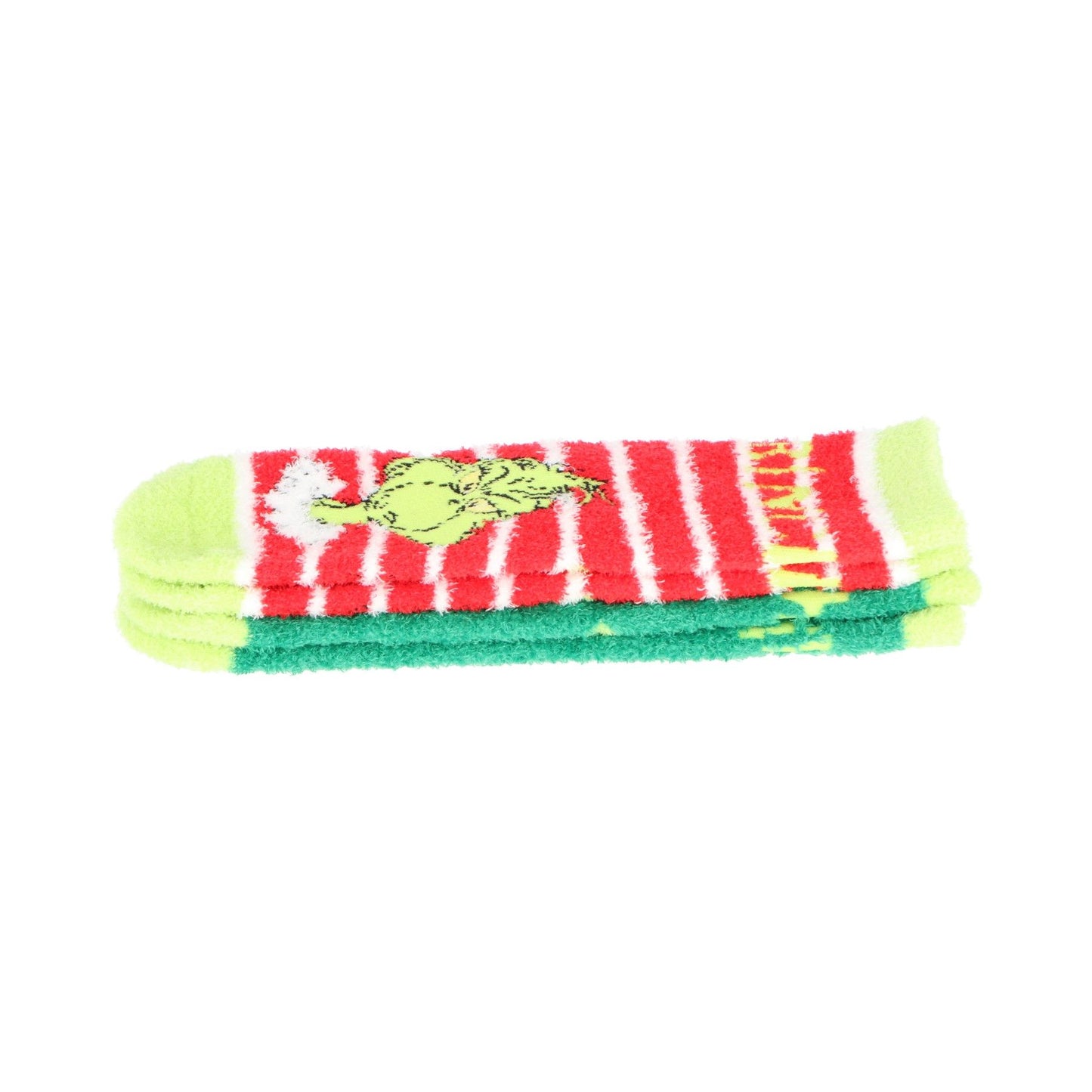 The Grinch Flauschige Kinder Socken 2er Pack aus Polyester