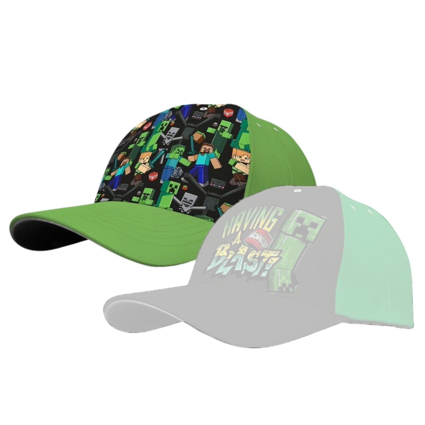 Minecraft Kinder Cap – Offizielle Gaming Kappe aus 100% Baumwolle, Verstellbar