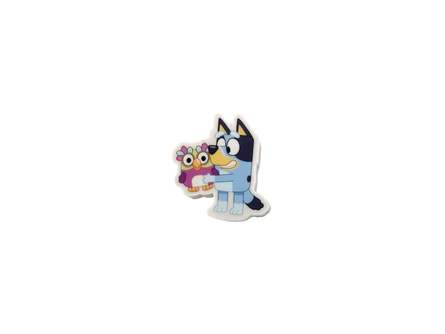 Bluey Radiergummi Set 4 in 1 Figuren Radierer Schreibwaren für Schule und Federmäppchen