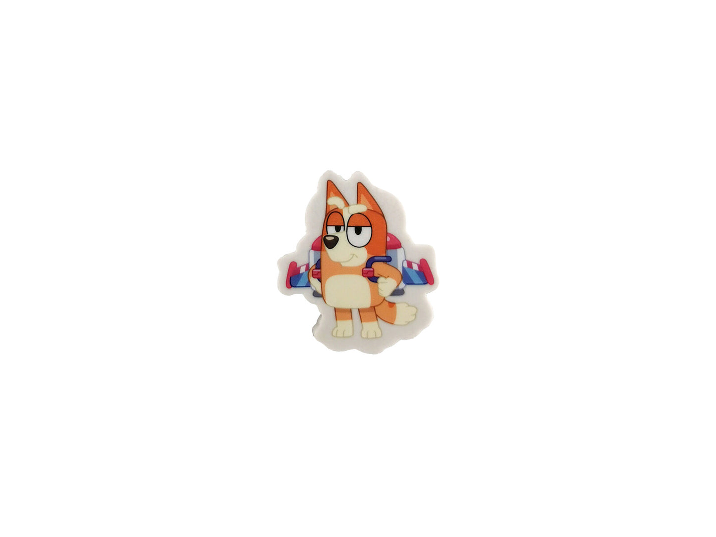 Bluey Radiergummi Set 4 in 1 Figuren Radierer Schreibwaren für Schule und Federmäppchen
