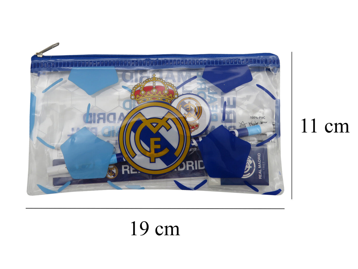 Real Madrid Organizer mit Schulbedarf Federmäppchen Schulset Mäppchen