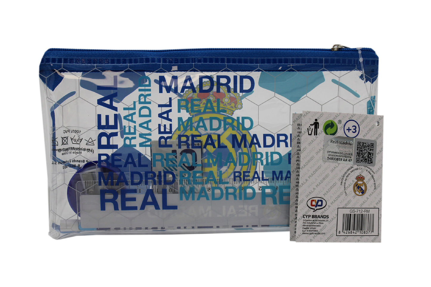 Real Madrid Organizer mit Schulbedarf Federmäppchen Schulset Mäppchen