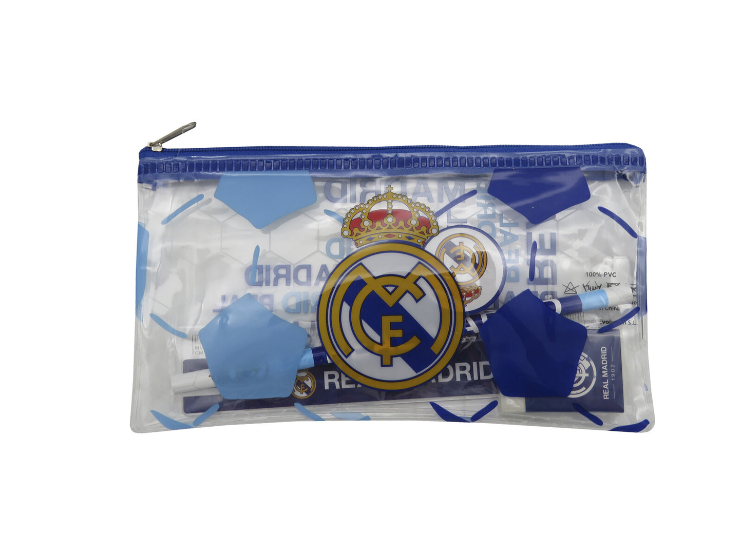 Real Madrid Organizer mit Schulbedarf Federmäppchen Schulset Mäppchen