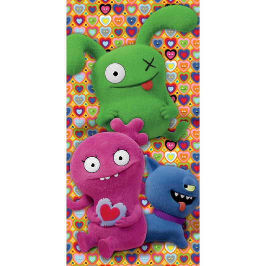 Ugly Dolls Strandtuch Badetuch Baumwolle für Strand und Schwimmbad 70x140 cm
