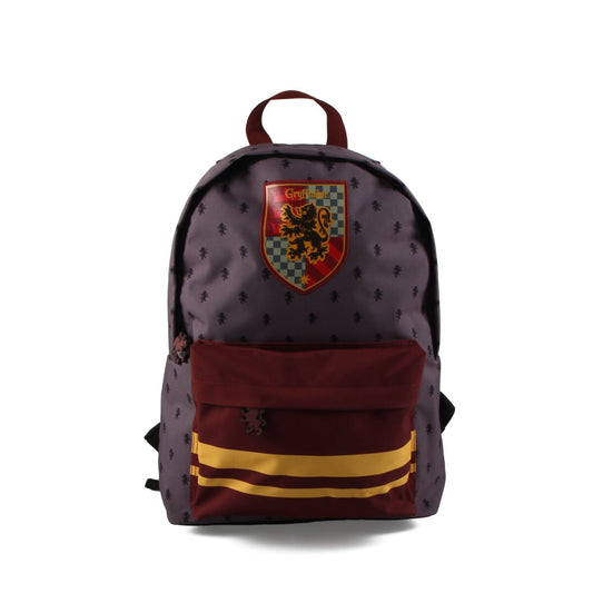 Harry Potter Gryffondor 41 CM High-End Rucksack 1 Zip-Fach + 1 Zip-Tasche Backpack