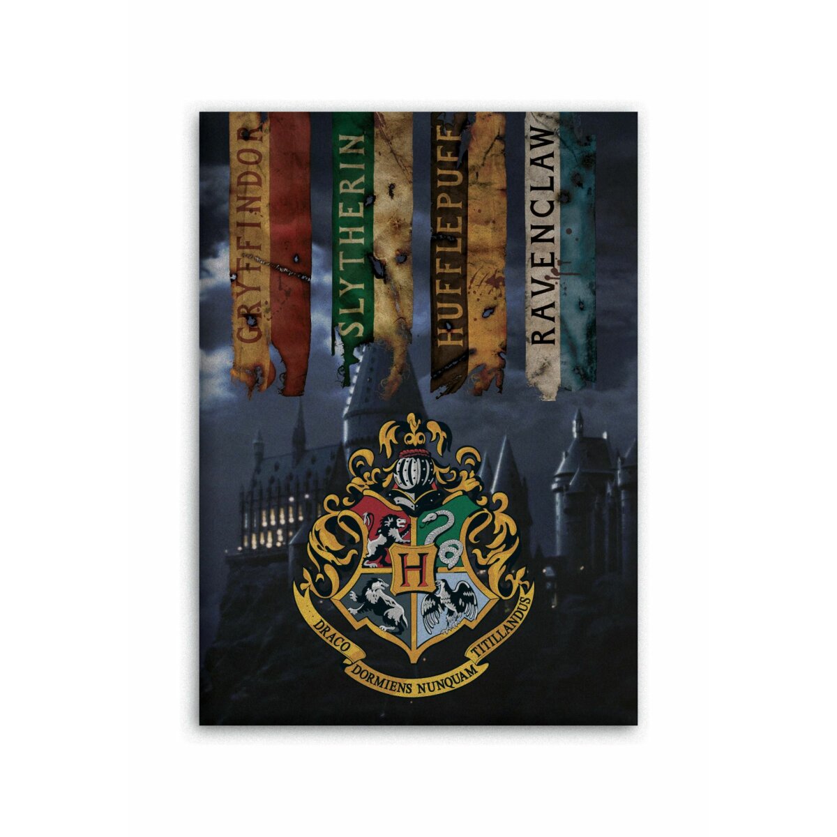 Harry Potter Kuscheldecke Decke Flauschige Fleecedecke Wohlfühldecke 140 cm x 100 cm