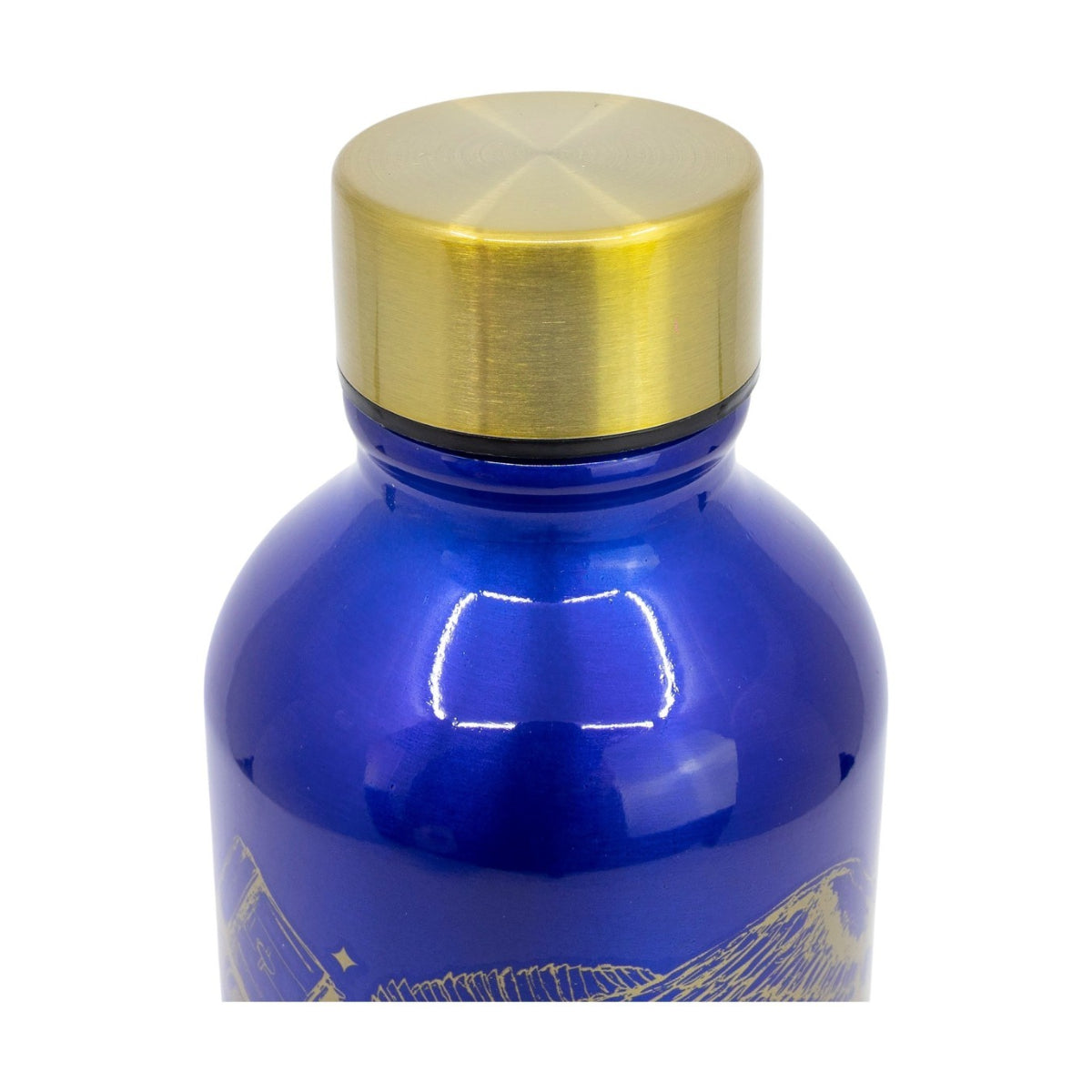 Harry Potter Trinkflasche 740 ml aus Aluminium mit Trinköffnung für Alltag und Reisen