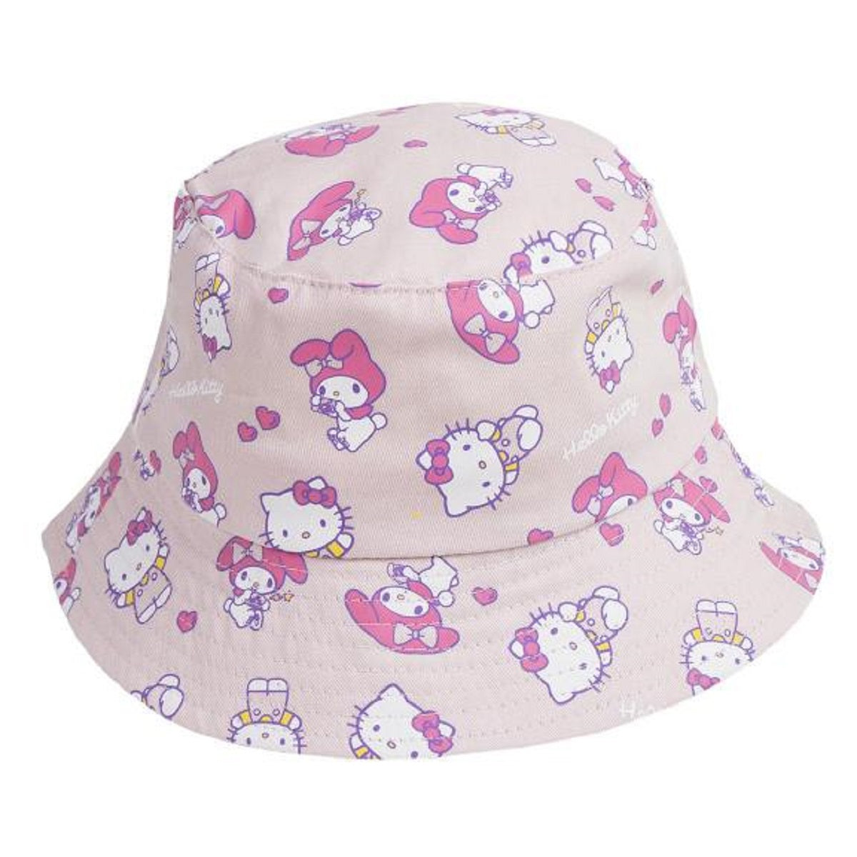 Hello Kitty Fischerhut Kinder Sommerhut & Sonnenkappe mit UV-Schutz
