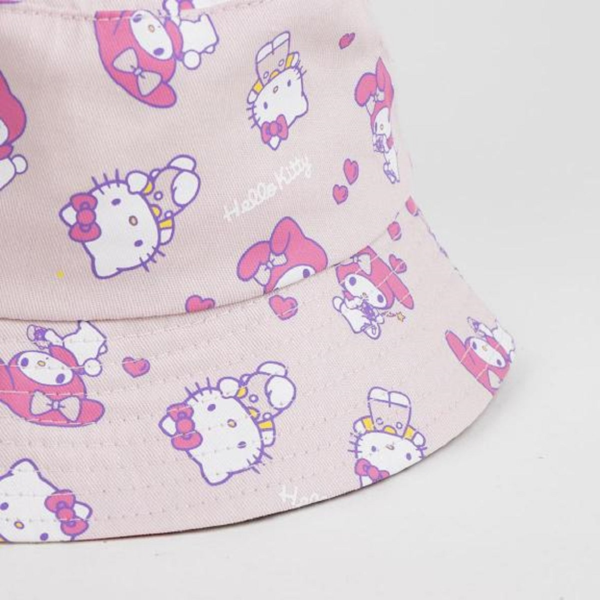 Hello Kitty Fischerhut Kinder Sommerhut & Sonnenkappe mit UV-Schutz