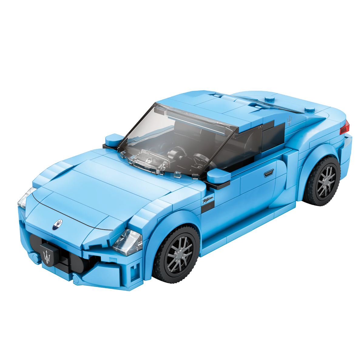 Reobrix 824 Maserati GranTurismo 2024 Sportwagen Klemmbaustein 384 Blau