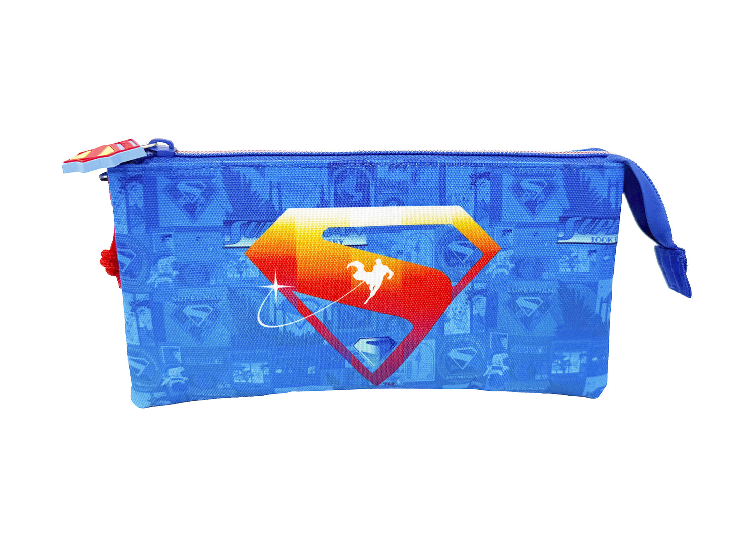 Superman Schuletui Federmäppchen Schulmäppchen Organizer