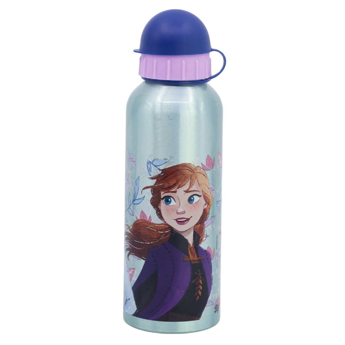Disney Frozen Trinkflasche – Aluminium, 530 ml, mit Sicherheitsverschluss