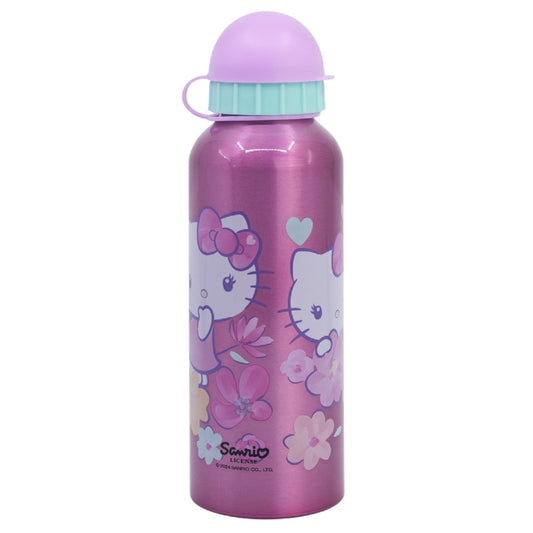 Hello Kitty Aluminium Trinkflasche 530 ml – Kinderflasche für Schule & Freizeit
