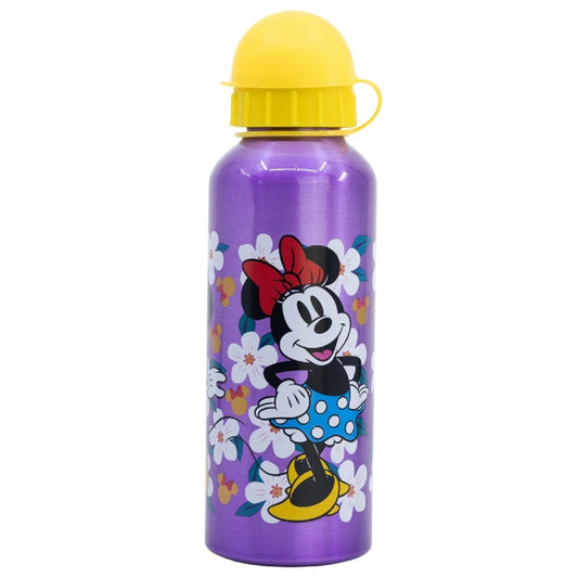 Disney Minnie Trinkflasche Aluminium, 530 ml, mit Sicherheitsverschluss