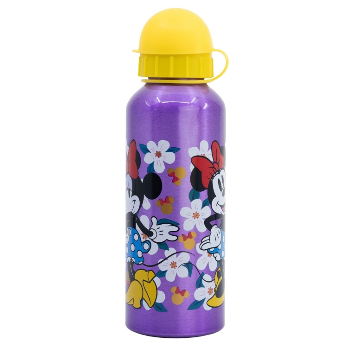 Disney Minnie Trinkflasche Aluminium, 530 ml, mit Sicherheitsverschluss