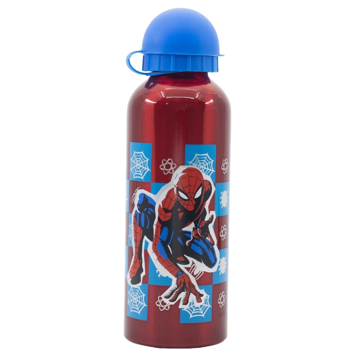 Spiderman Aluminium Flasche 530 ml – Robuste Kinder Trinkflasche im Spider-Man Design