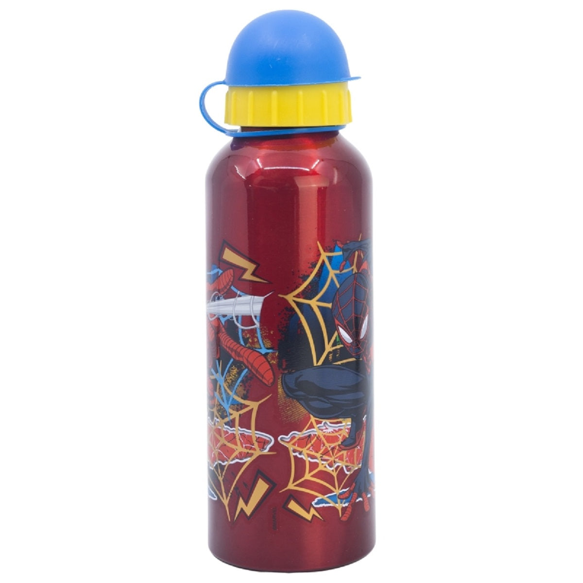 Spiderman Trinkflasche Aluminium, 530 ml, mit Sicherheitsverschluss