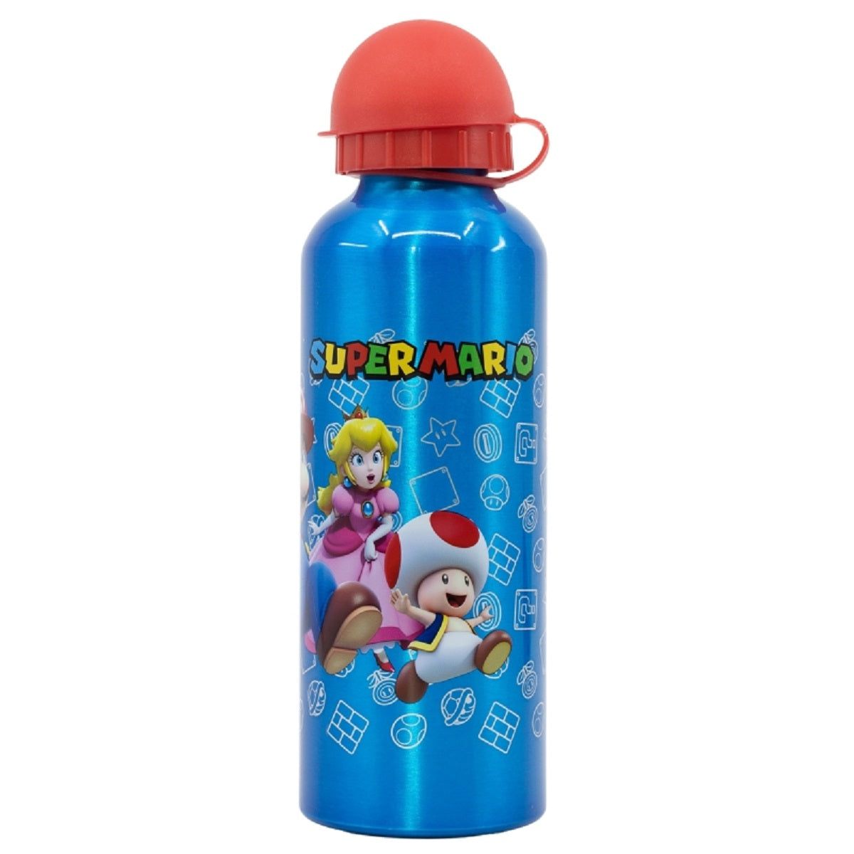 Super Mario Distorsion Aluminium Trinkflasche 530 ml – Ideal für Fans