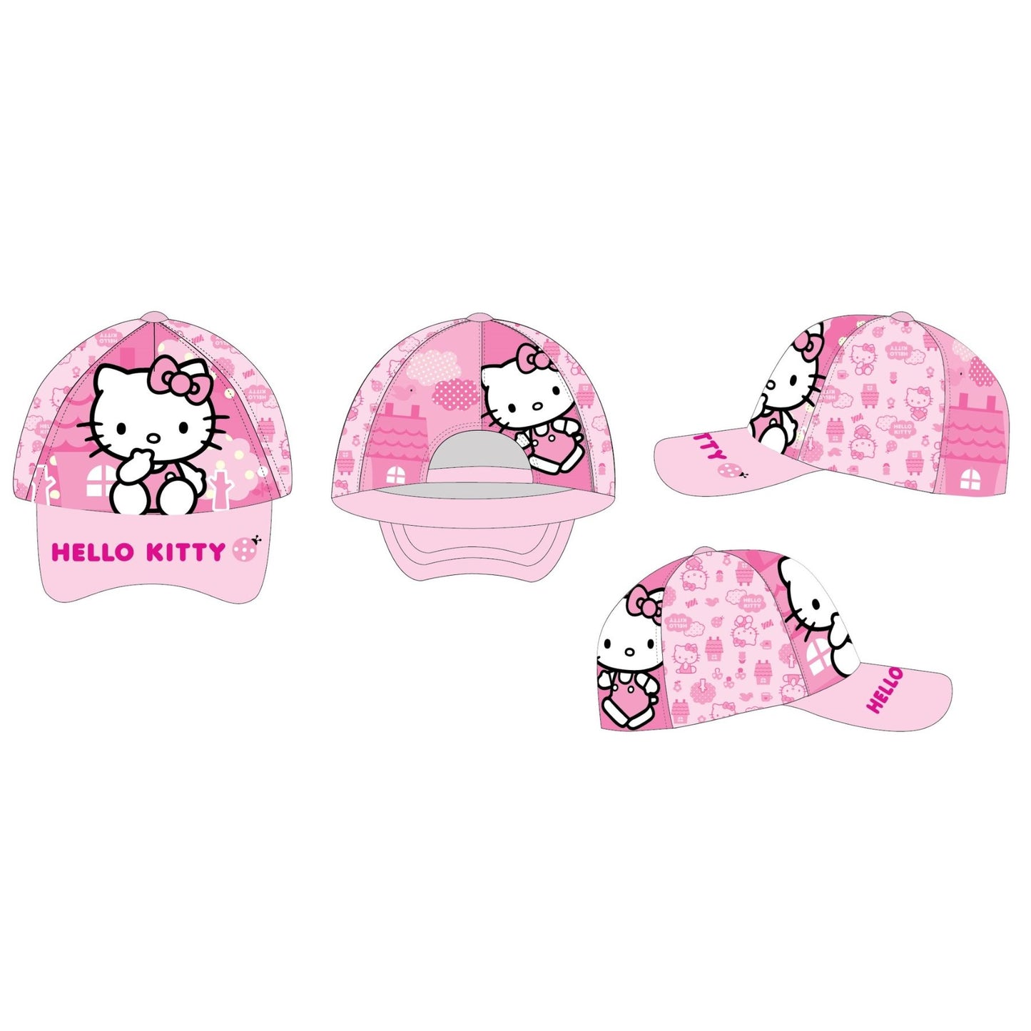 Hello Kitty Baseball Cap – Trendige Mädchen Kappe für Freizeit & Sonnenschutz