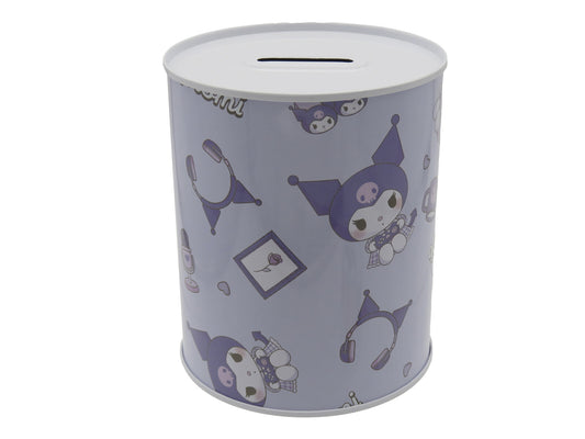 Hello Kitty Spardose 12 × 10 × 10 cm Metall Sparbüchse zylindrisch mit Schlitz für Münzen und Scheine