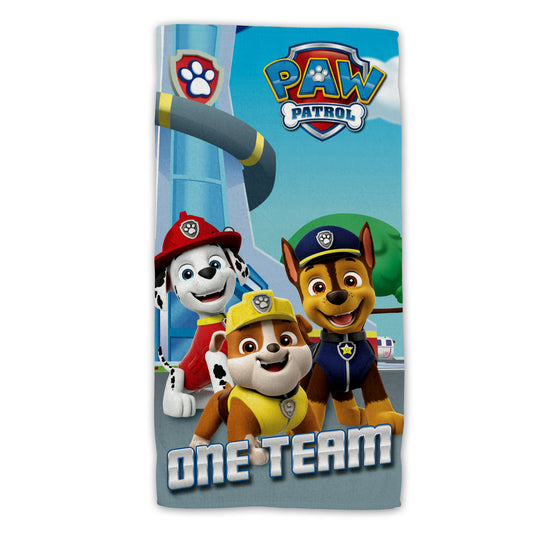 Paw Patrol Baumwolle Strandtuch Frottee Badetuch mit Premium Druck, 70x140 cm