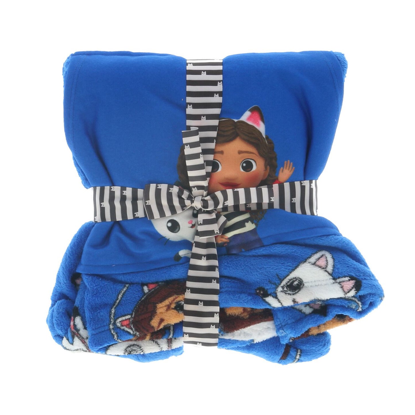 Gabby's Dollhouse Warm Kinder Decke Hoodie mit Kapuze 70x58cm