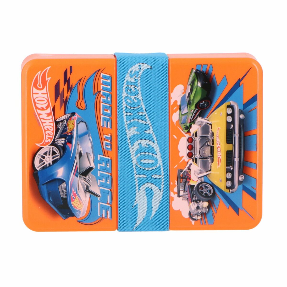 Hot Wheels Lunchbox Pausenbox Vesperdose Robuste Brotbox 18x13x5 cm