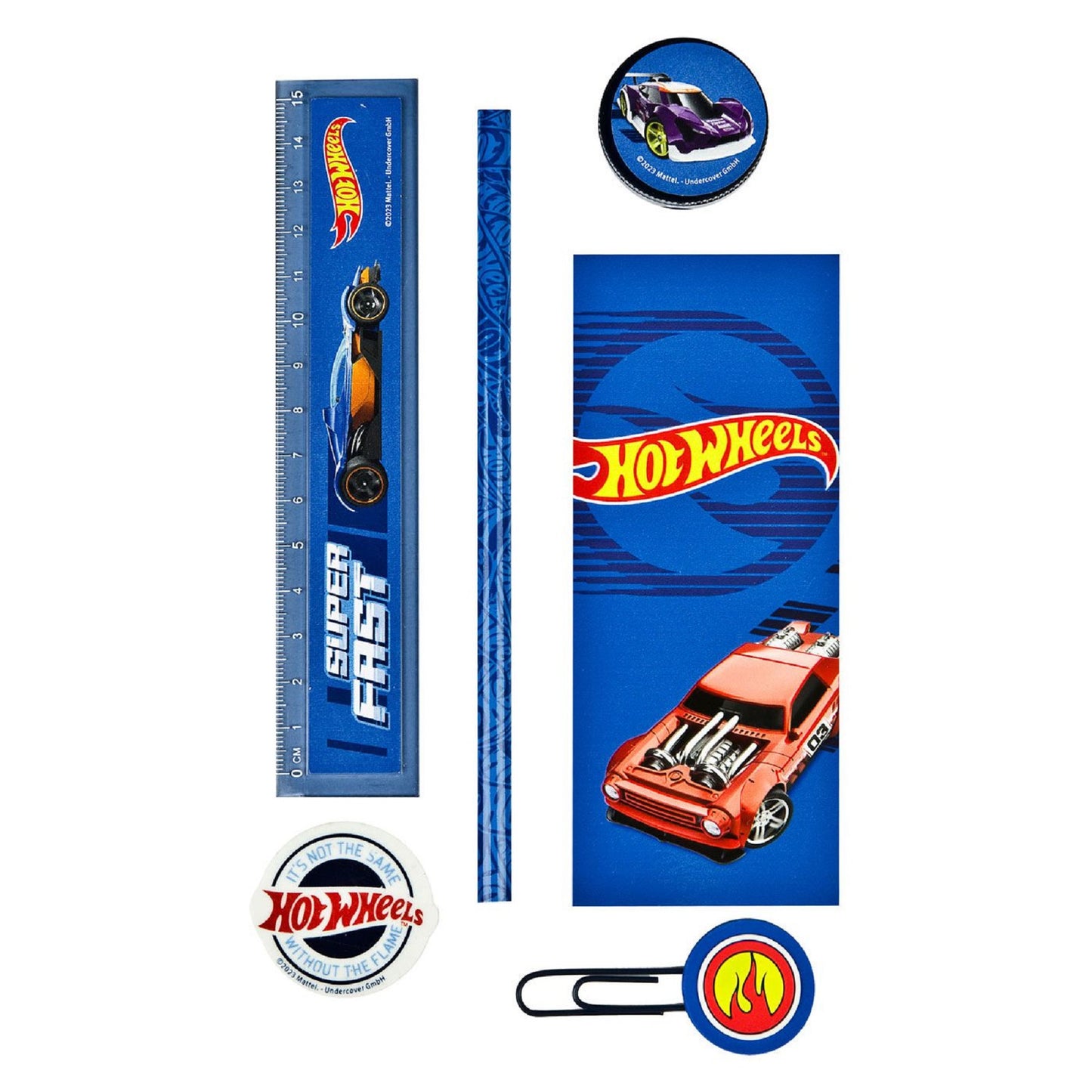Hot Wheels Köcher-Set – Komplett gefülltes Mal- und Schreibset