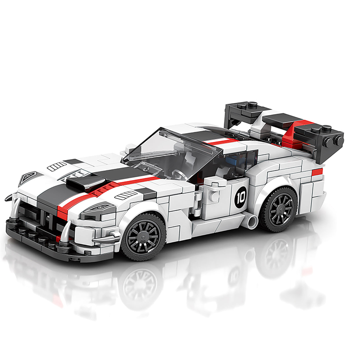 Reobrix 683 Sportwagen 1:24 Klemmbaustein Auto 419 Teile mit Türen