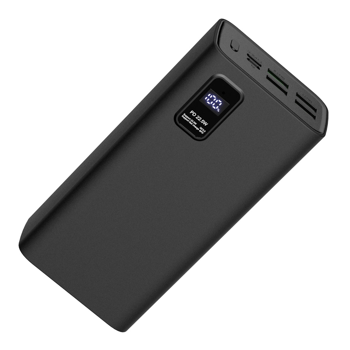 Platinet 30000 mAh Power Bank mit Schnellladung und USB Type C