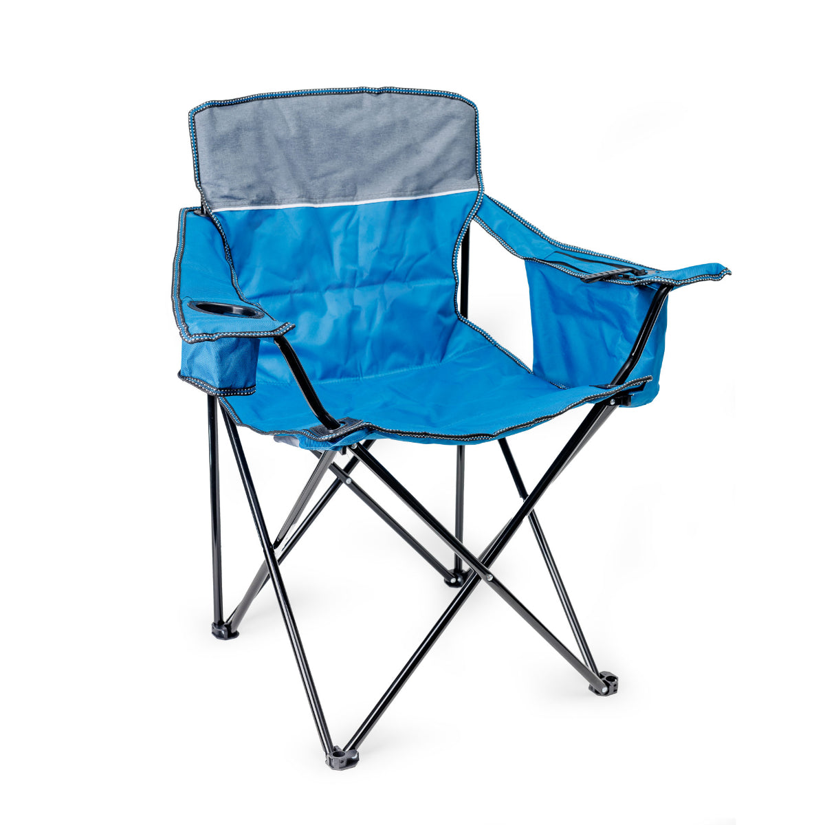 Platinet Leichter Outdoorstuhl für Camping und Garten mit stabilem Rahmen