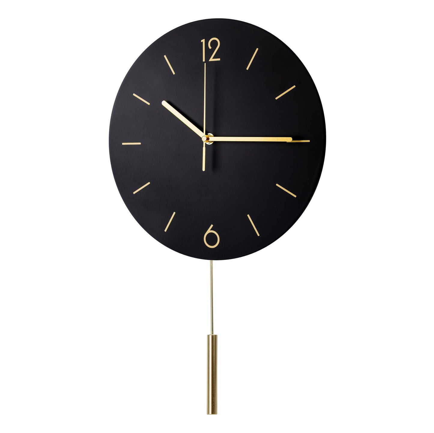 Platinet runde Wanduhr Dämmerung mit geräuschlosem Uhrwerk Quarzmechanismus