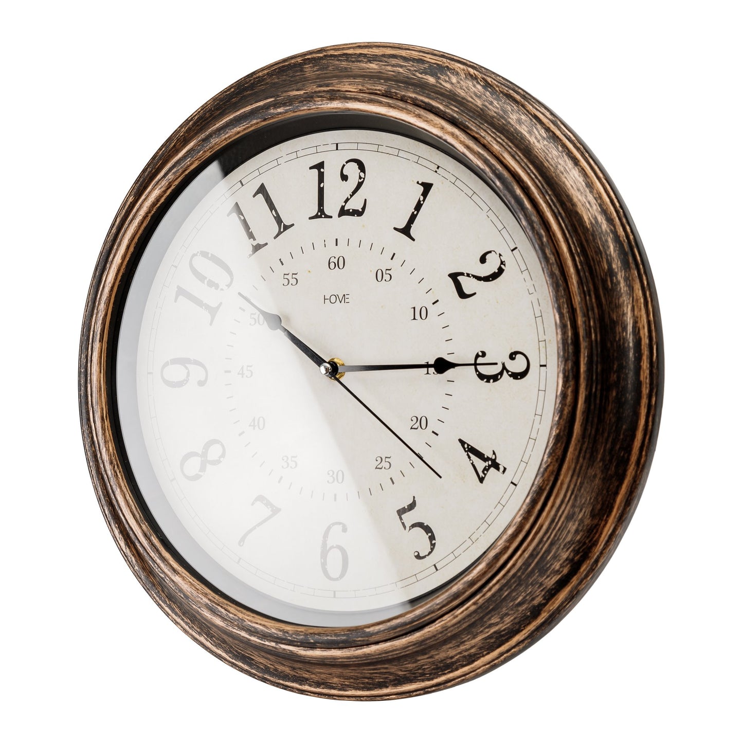 Platinet PZSL Wanduhr Spell 39 cm geräuschlos im Vintage Design