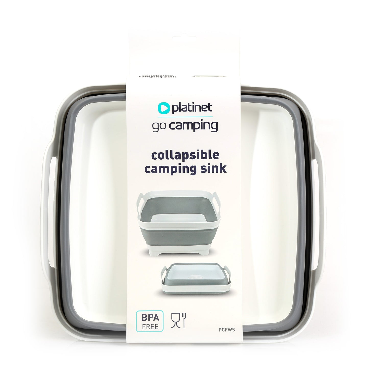 Platinet Camping Sink Travel Sink Zusammenklappbares Waschbecken