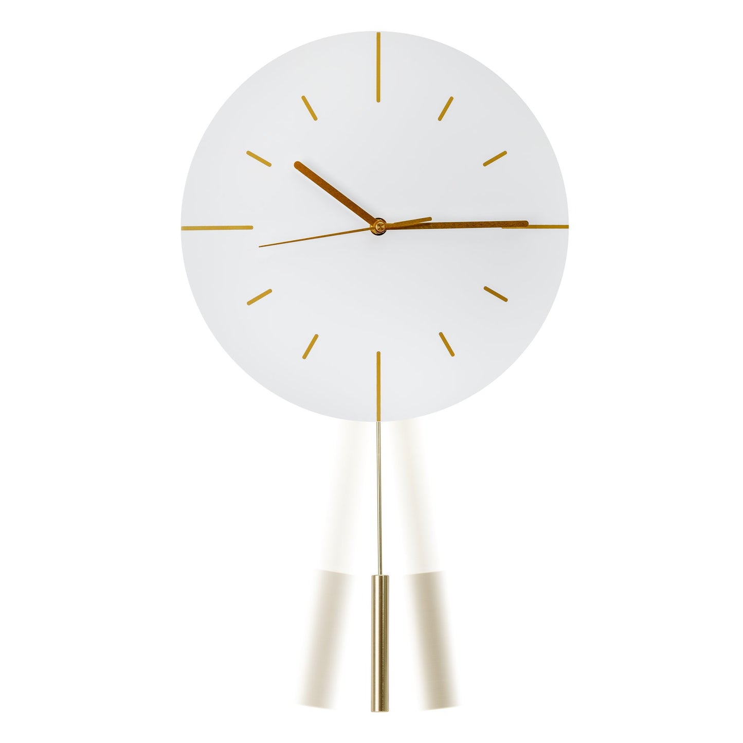 Platinet runde Wanduhr Dämmerung mit geräuschlosem Uhrwerk Quarzmechanismus