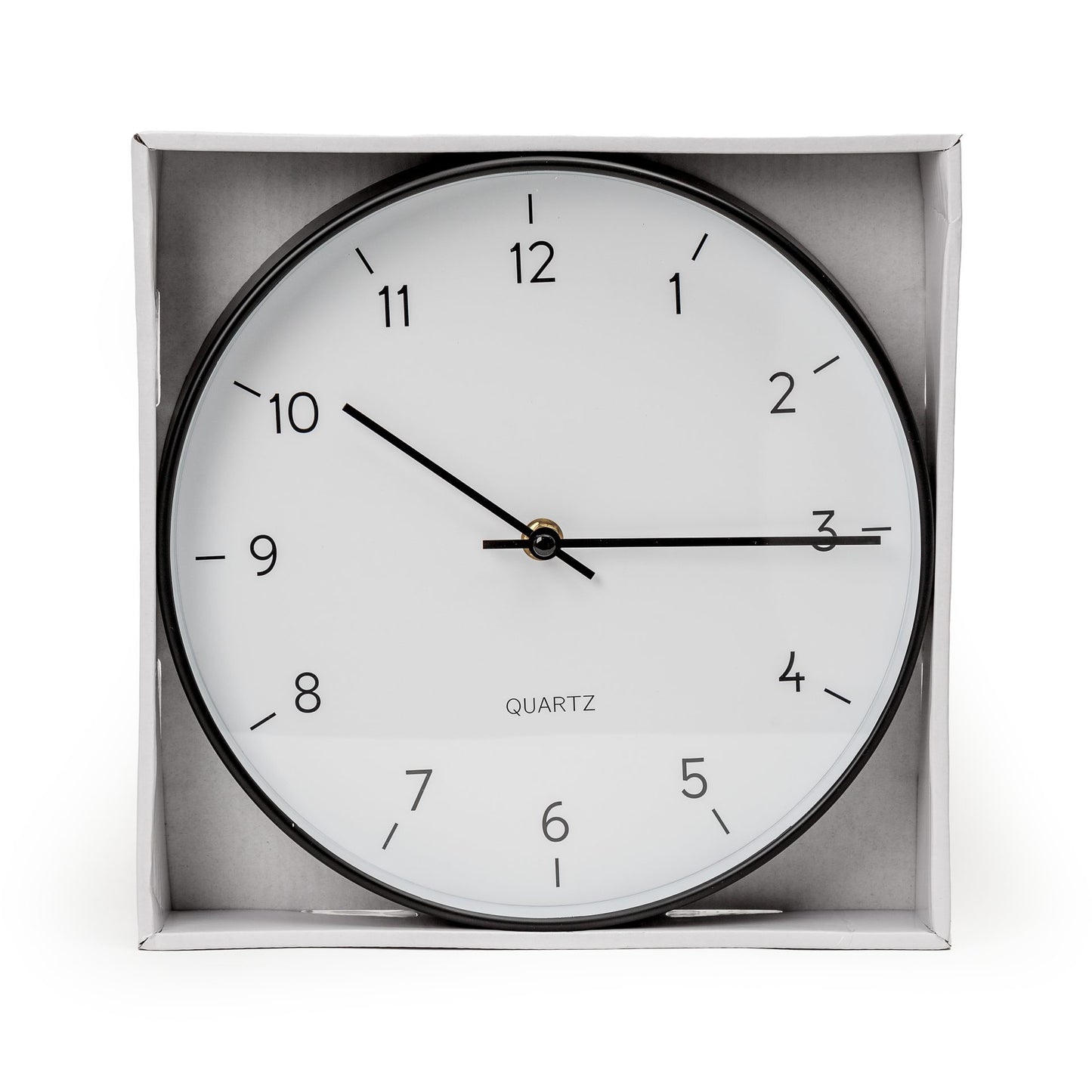 Platinet große runde Wanduhr Space mit Silent Quarzwerk