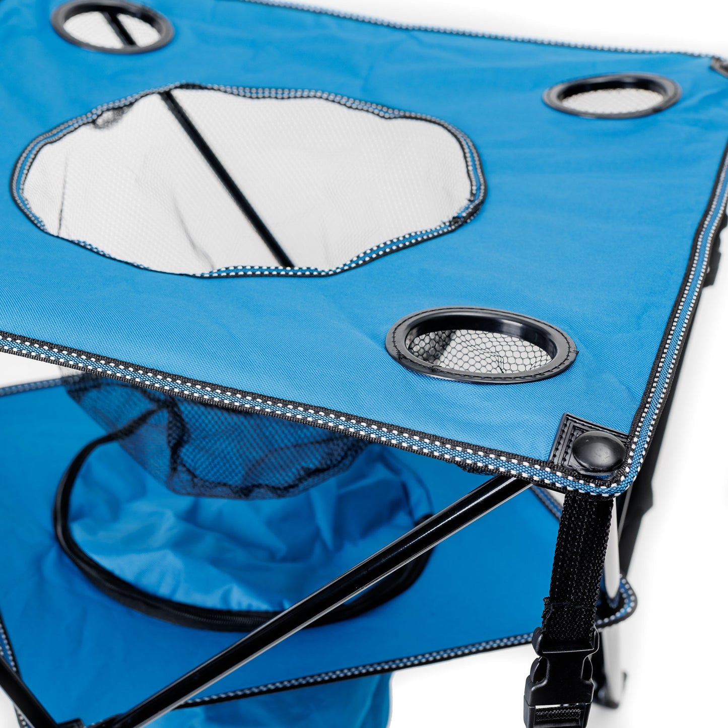 Platinet 3er Pack Campingstuhl Set faltbare Stühle & Tisch für Outdoor