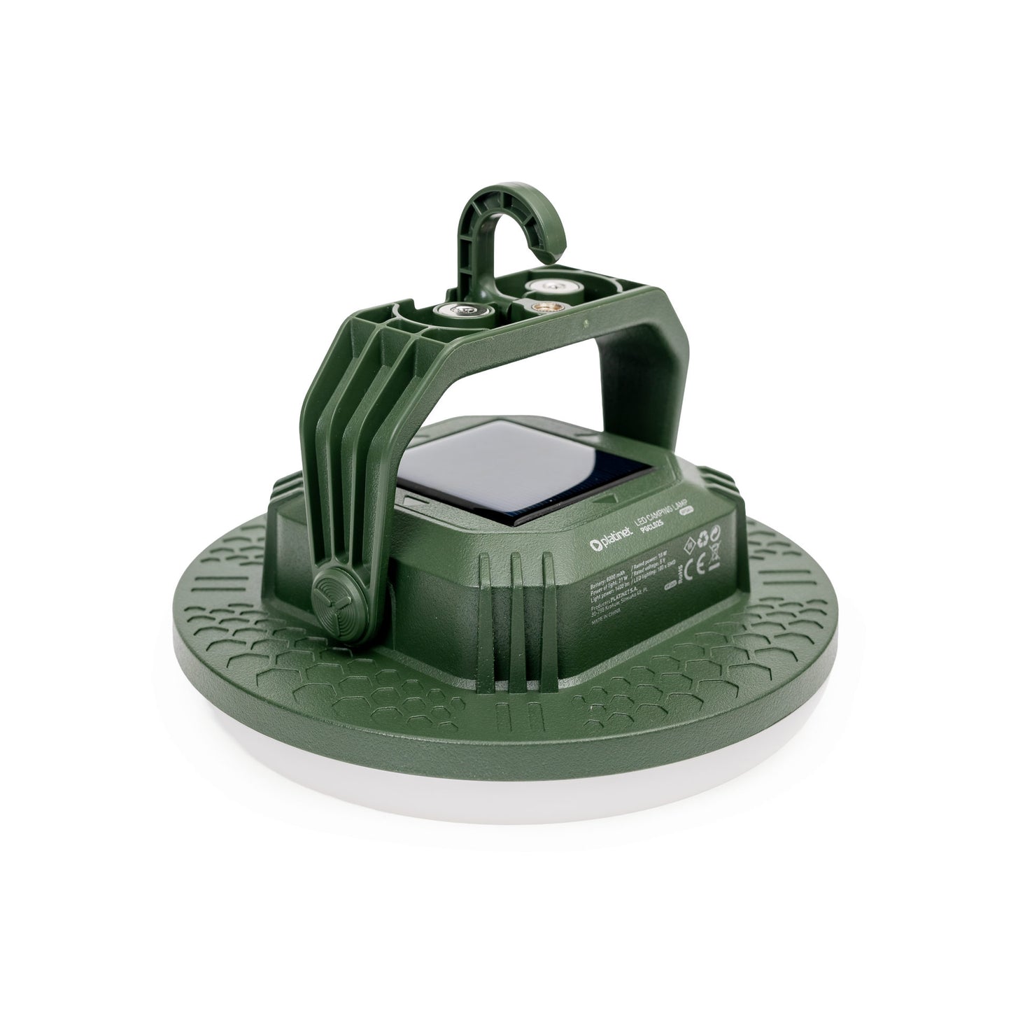 Platinet Robuste Solar LED Camping Laterne für Abendbeleuchtung 3 - Modus