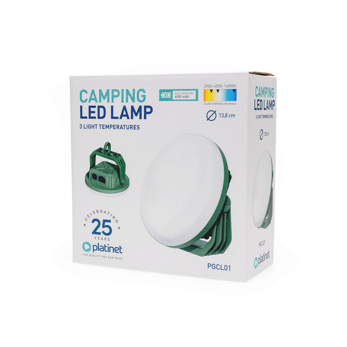 Platinet Robuste LED Camping Laterne für Abendbeleuchtung 3 - Modus