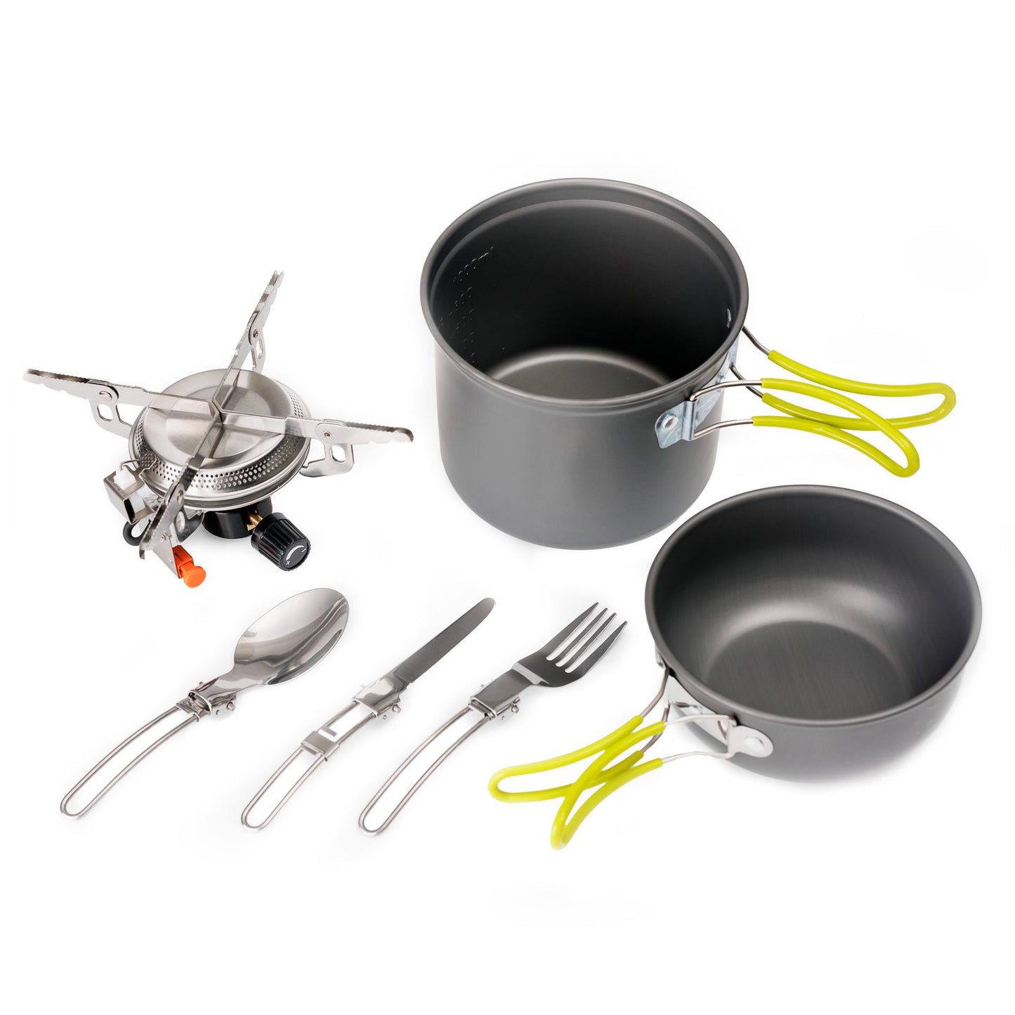 Platinet Outdoor Camping Kochset mit Besteck und Kochpot Kochgeschirr Set