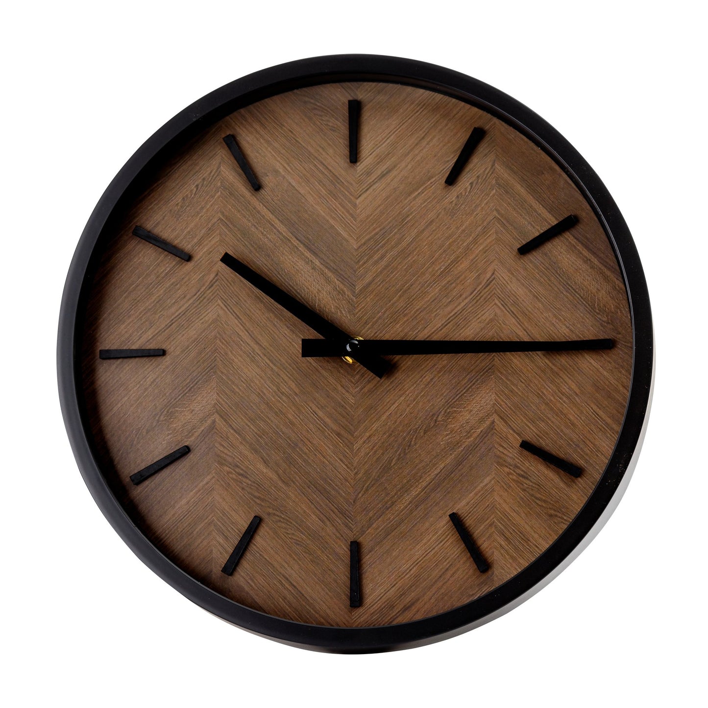 Platinet runde Wanduhr Dämmerung mit geräuschlosem Uhrwerk Quarzmechanismus