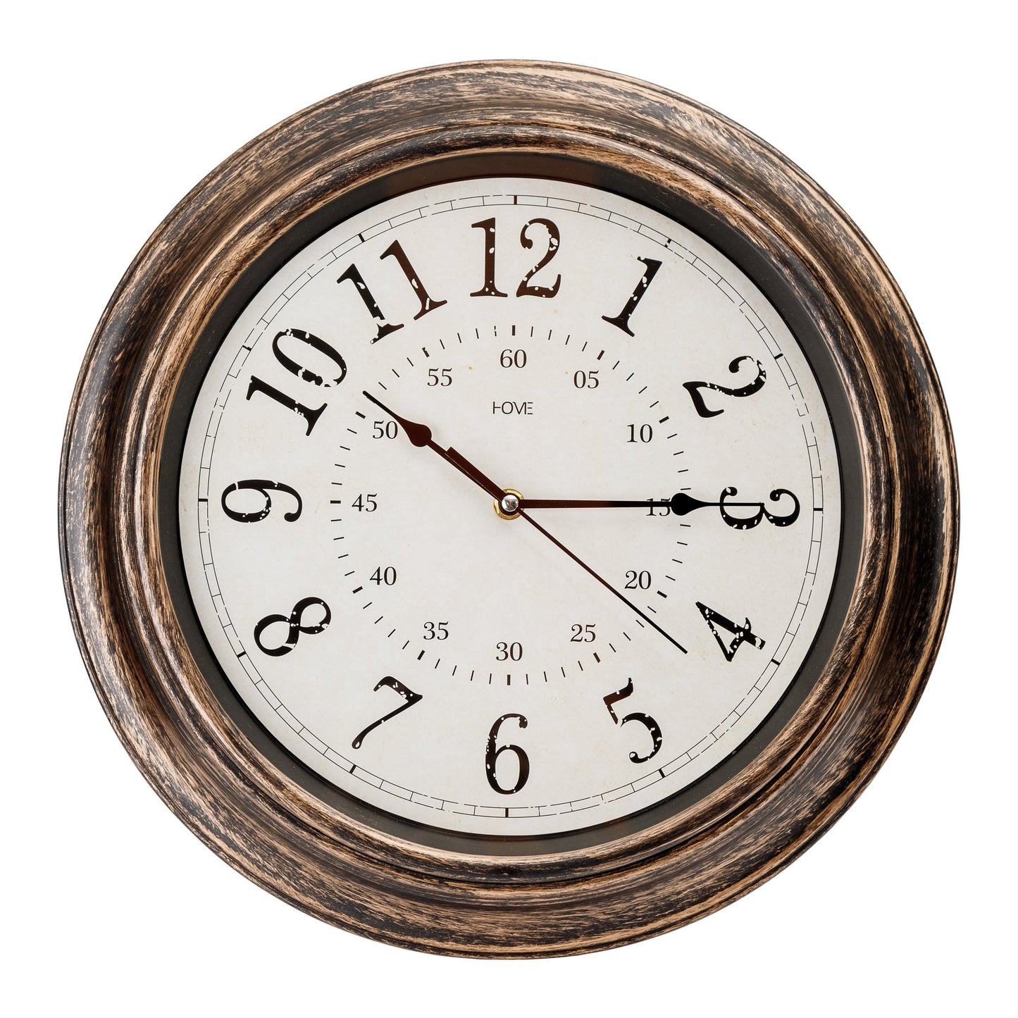 Platinet PZSL Wanduhr Spell 39 cm geräuschlos im Vintage Design