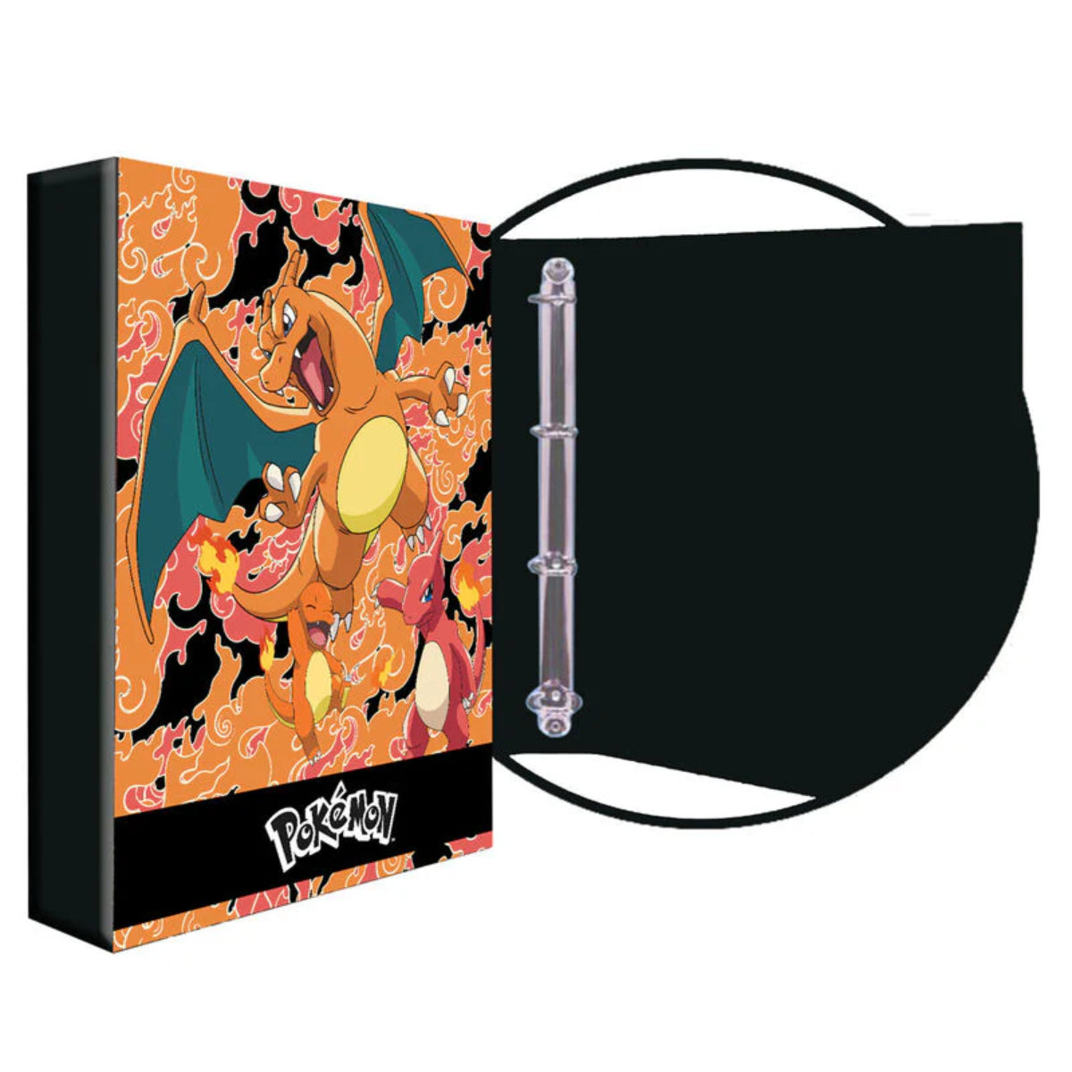 Pokémon Glumanda Sammelkarten Ordner 4 Ring Album 32 × 27 × 4 cm für Kartenhüllen und Sammelseiten